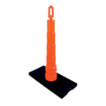 Malta Dynamics 105 ft warning line kit stanchion with 30 lb rubber base