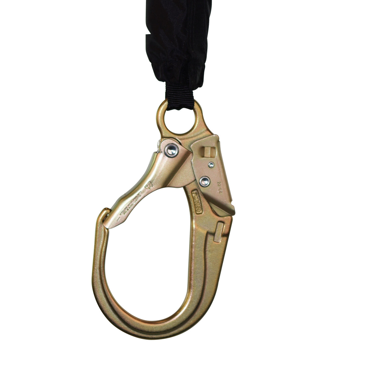 Malta Dynamics C7203 Pygmy Hog 11' Personal Self-Retracting Lifeline, close-up of the rebar hook