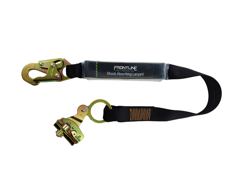 Frontline RGSS58ES shock pack and snap hook, close-up
