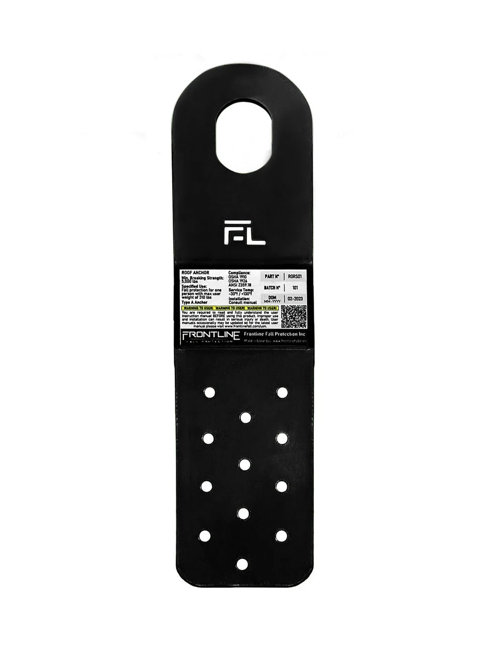 Frontline RORS01 PitchFast Roof Anchor Canada | Residential Fall Protection Anchor
