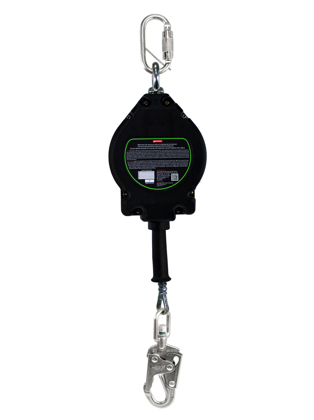 Frontline RPG30 cable SRL, swivel anchorage eye with self-locking carabiner