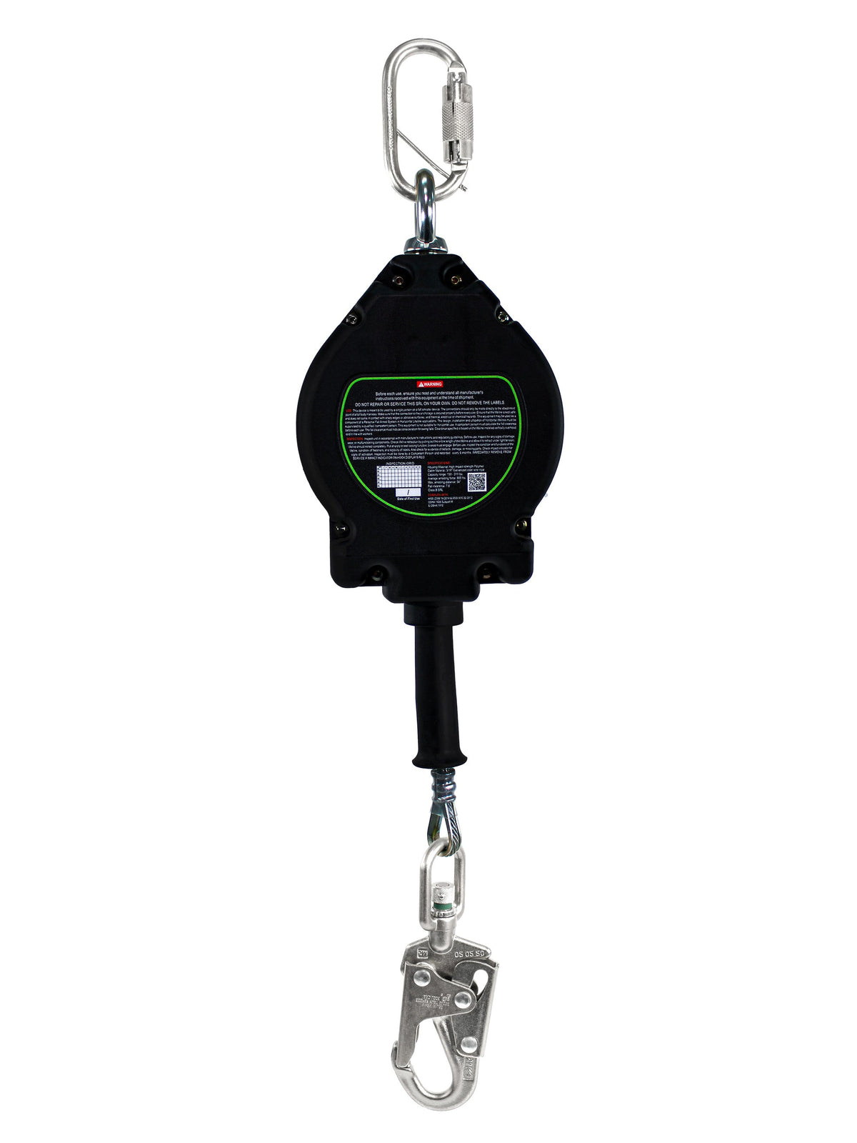 Frontline RPG30 cable SRL, swivel anchorage eye with self-locking carabiner