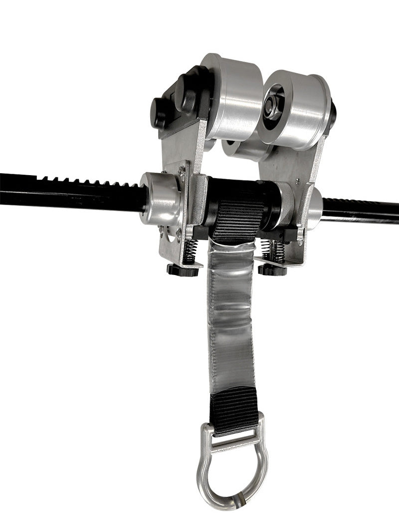 Frontline ST10HTK trolley anchor showing the aluminum rollers