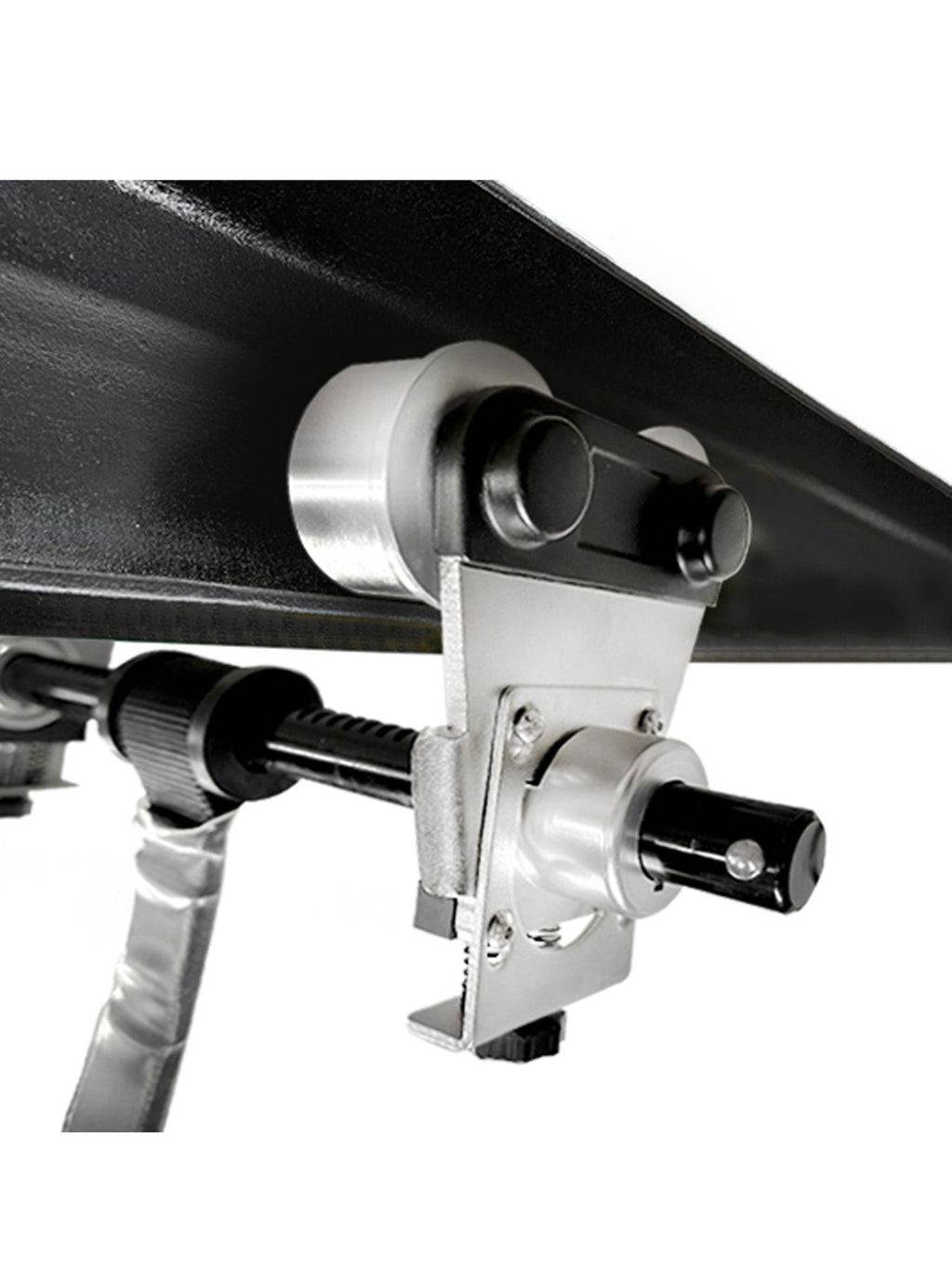 Frontline beam anchor in use on an I-beam on site