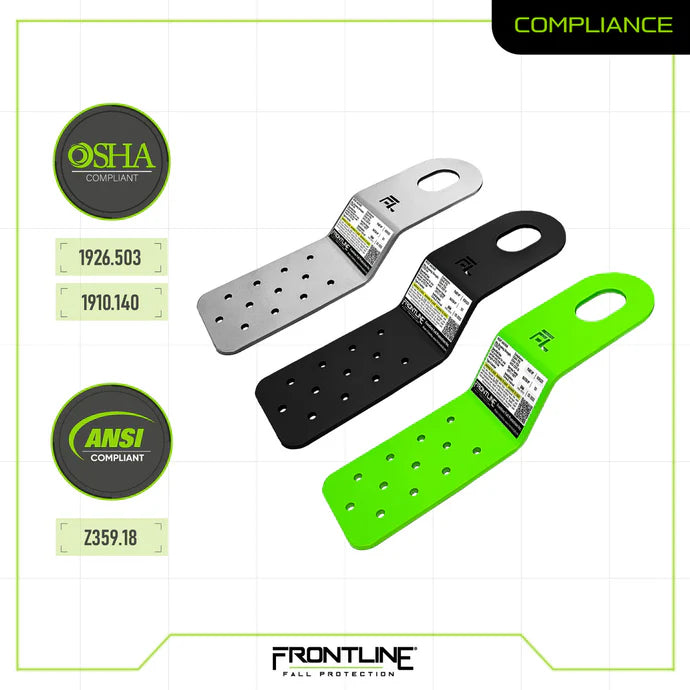 Three sanding belts in silver, black, and green with compliance labels on a white background.