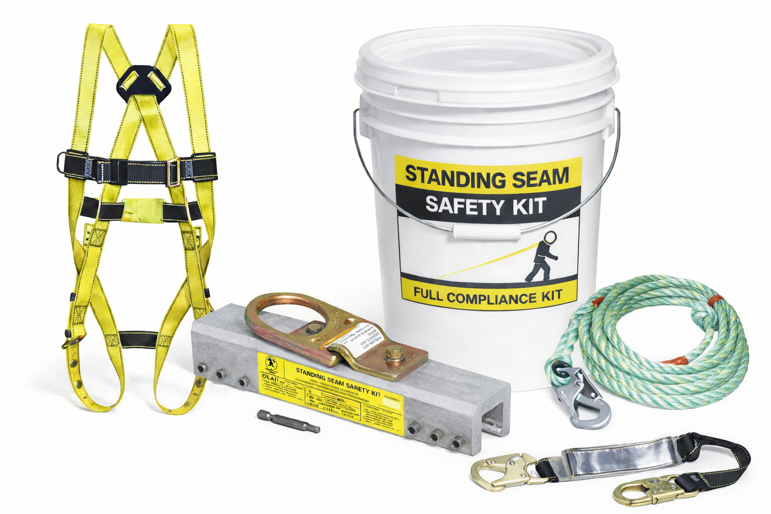 Standing Seam Safety Kit – Canadian Metal Roof Fall Protection Kit
