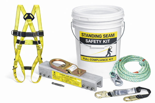 Standing Seam Safety Kit – Canadian Metal Roof Fall Protection Kit