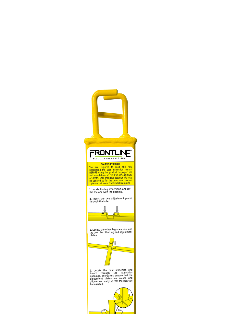 Frontline WLS16 warning line stanchion, view 2