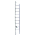 Frontline VLRS SecuRail Pro vertical lifeline rail on a roof access ladder
