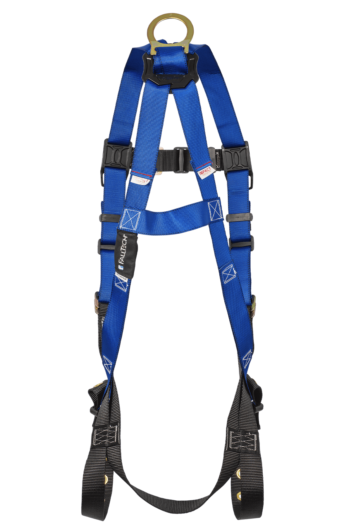 FallTech 7016 Contractor 1D full body harness, back view