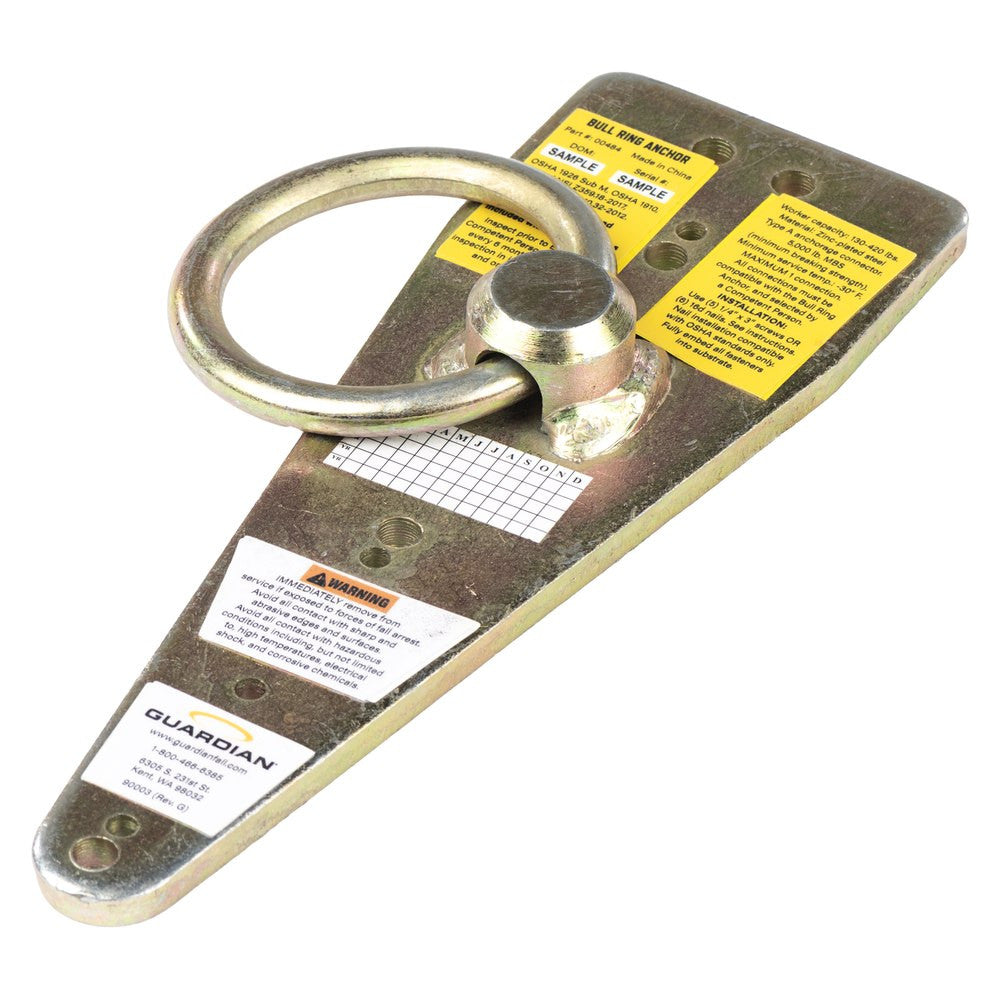 Guardian 00484 Bull Ring roof anchor, left quarter view
