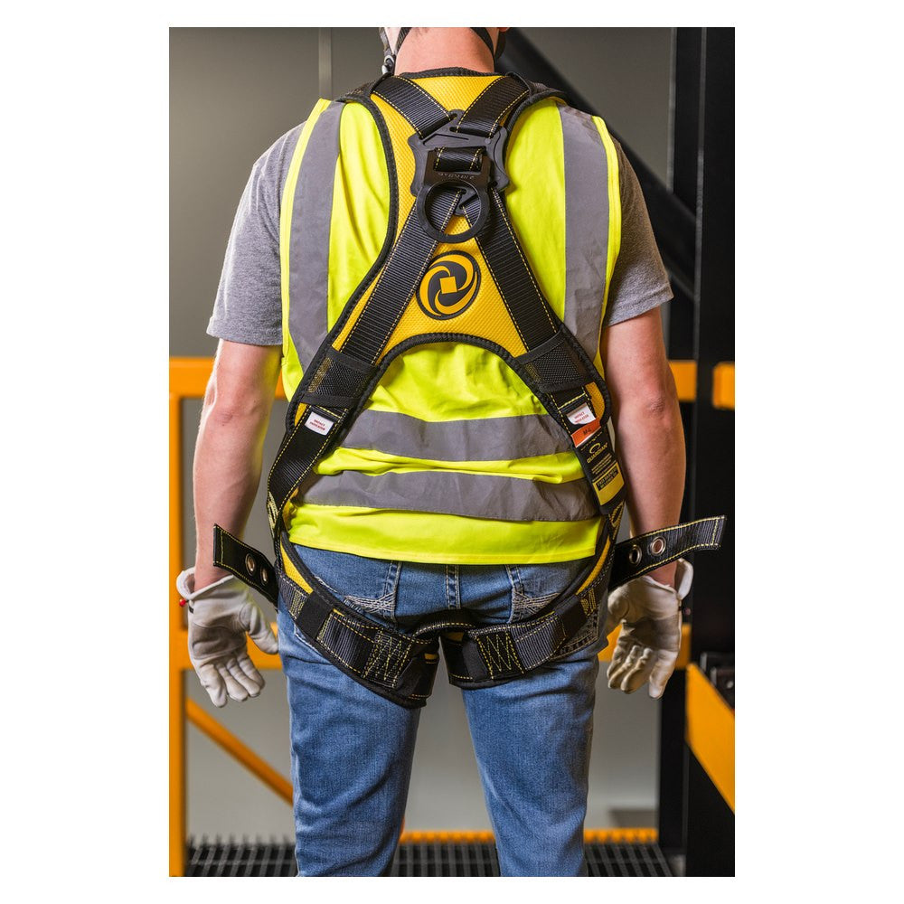 Guardian 21043 Cyclone full-body harness, back on worker