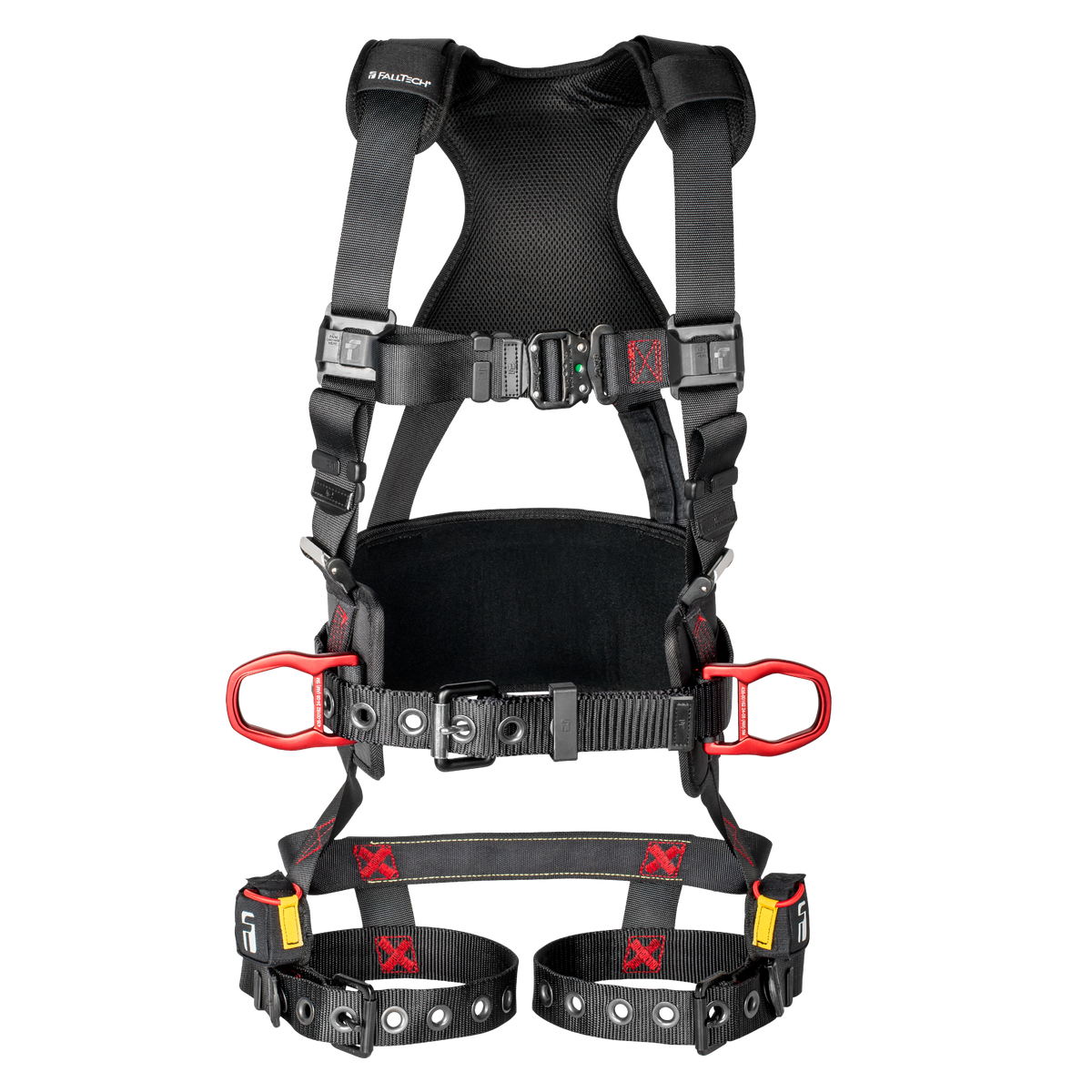 FallTech 8144 FT-Iron 3D construction belted harness, front view