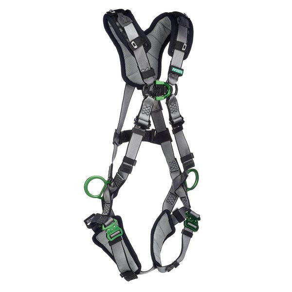 MSA V-FIT 10194953 Back/Chest/Hips D-Rings Full-Body Harness