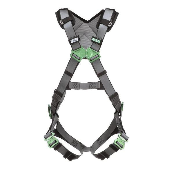 MSA V-FIT 10194874 Back/Hips D-Rings Full-Body Harness