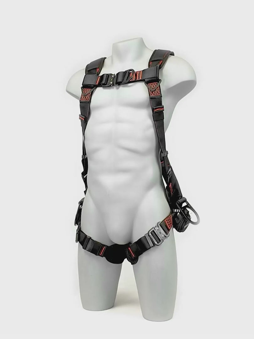 Frontline 105CFTB Combat™ Full Body Vest Harness — Front & Side D-Rings with Suspension Trauma Straps
