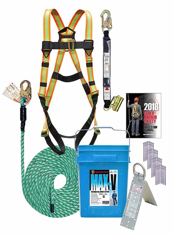 Super Anchor 3200 MAX-V bucket kit, complete kit contents