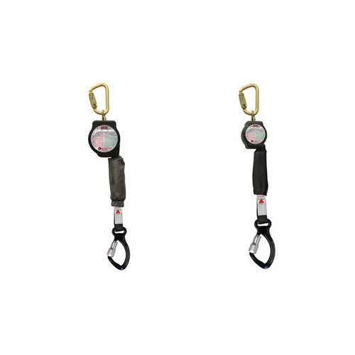 Super Anchor Toss'R-LE twin leg leading edge SRL, front and side detail